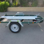 Remorque pour moto peinte, série Moto-Quad, 3000 x 1590 mm | 500 kg