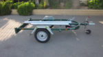 Remorque pour moto peinte, série Moto-Quad, 3000 x 1590 mm | 500 kg