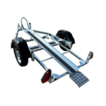 Remorque porte-motos basculante sur rails PRATIC 1