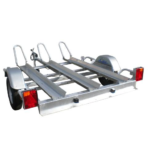 Remorque porte-motos 3 voies Leader 39420
