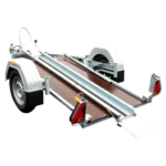 Remorque porte-motos KXL150 avec antivol de roue (PTAC 500 kg)
