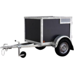 Remorque pour 2 chiens BW Trailers - Marron