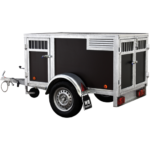 Remorque pour 3 chiens BW Trailers - Marron
